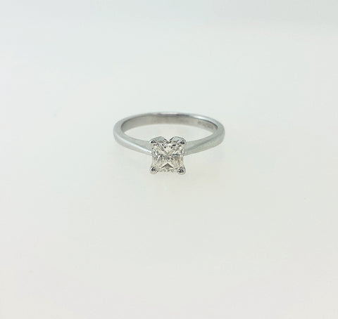 Princess-Cut Diamond Solitaire