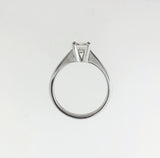 Princess-Cut Diamond Solitaire