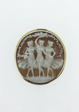 Gold Cameo Brooch/Pendant
