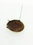 Gold Cameo Brooch/Pendant
