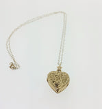 Hand Engraved Heart Locket