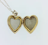 Hand Engraved Heart Locket
