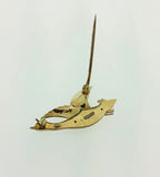 Antique Enamelled Duck Brooch